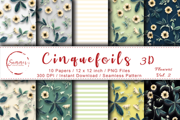 Cinquefoils Seamless Fabric 3D Patterns: A Comprehensive Evaluation