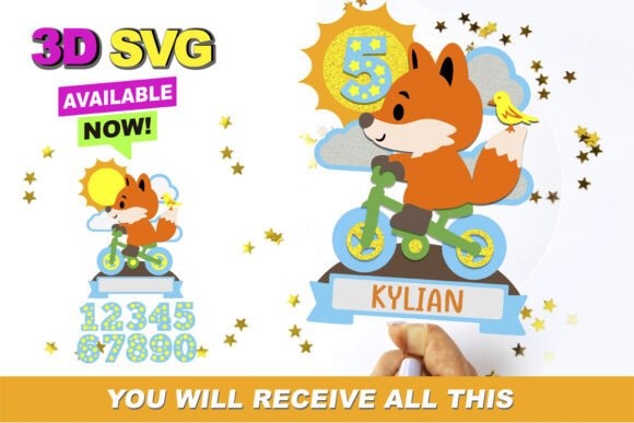 Designing with Precision: A Practical Guide to the Fox on Bike Cake Topper 3D SVG