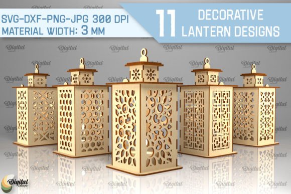 Evaluating the 3D Decorative Lanterns Laser Cut Bundle for Digital Crafting Projects