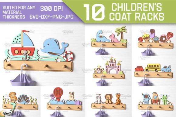 Unlocking Creative Potential with the 3D Children’s Coat Rack Laser Cut Bundle