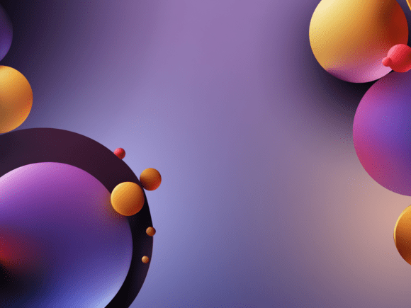 Vibrant 3D Balls Background: Elevate Your Visual Projects